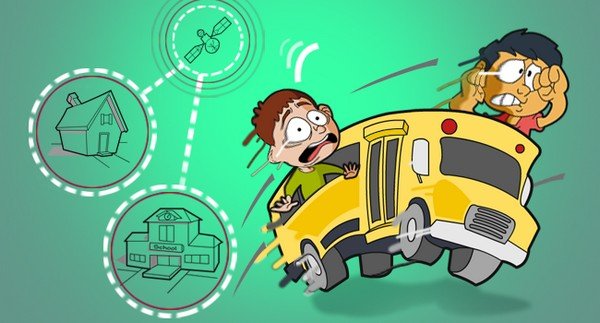 School bus speed up