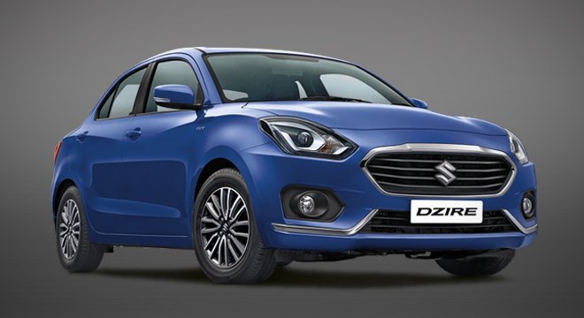 Maruti Suzuki Dzire front side view