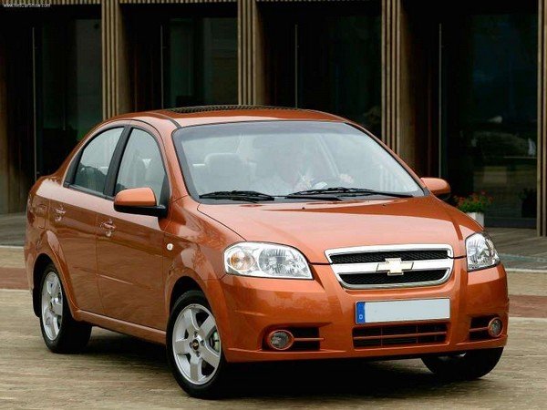 brown Chevrolet Aveo/Gentra angle view