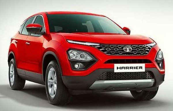 Tata Harrier SUV red color