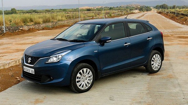 Maruti Baleno blue colour