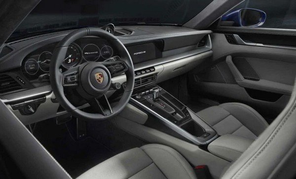 new-gen Porsche 911 interior 