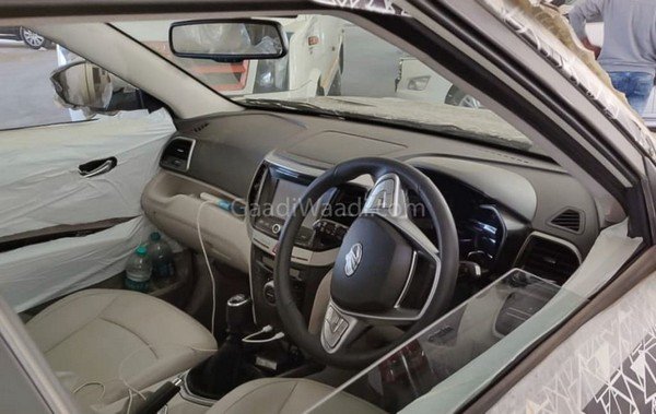 Mahindra XUV300 interior spied