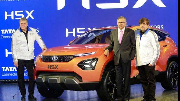 Tata Harrier in the showroom