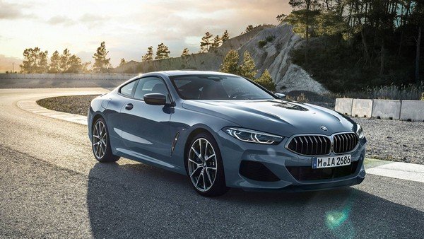 BMW 8-Series, Blue, Front Look