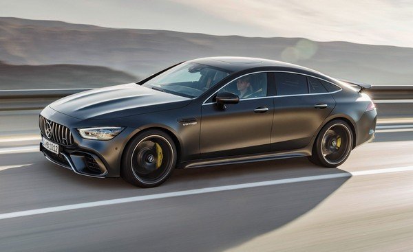 Mercedes-AMG GT 4-Doors Coupe, Black Colour, Left Angular Look