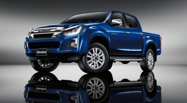 2019 Isuzu D-Max V-Cross blue colour