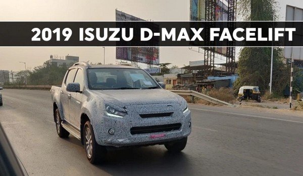 2019 Isuzu D-Max V-Cross facelift spied
