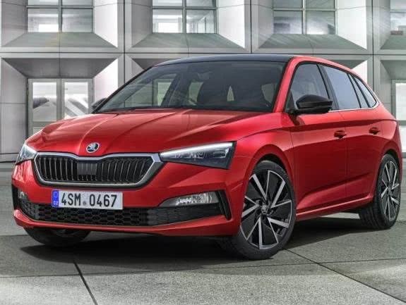 Skoda Scala red