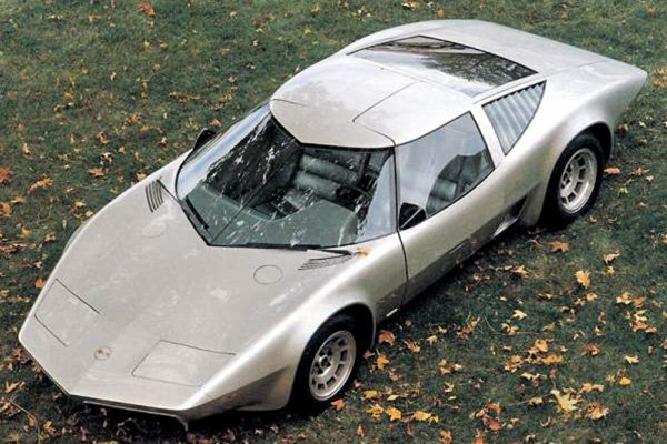 Chevrolet Aerovette 1976 concept car top view 