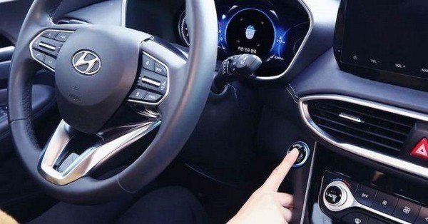 Hyundai Car, Interior, Fingerprint tech