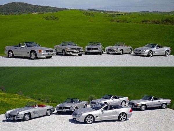 Mercedes-Benz SL generations 