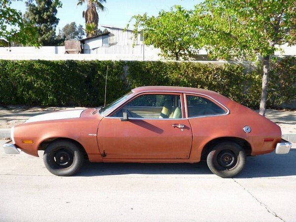 Ford Pinto, Orange Colour, Left Angular Look