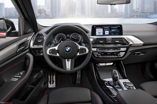 BMW X4 2019 red interior