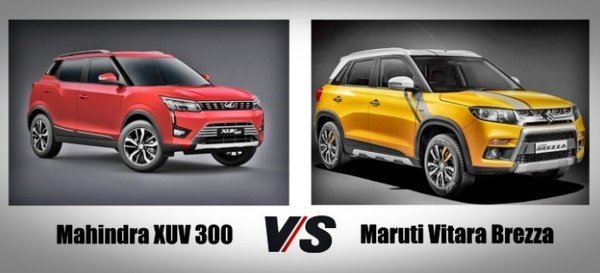 Mahindra XUV300 vs Maruti Vitara Brezza