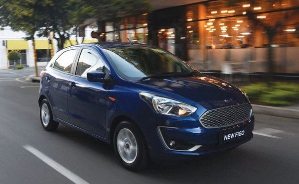 Ford Figo 2019 dark blue angular look