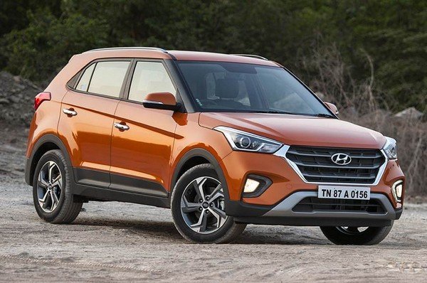  2018 Hyundai Creta orange angular look