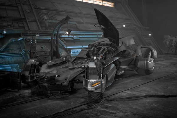 Black Batman's batmobile