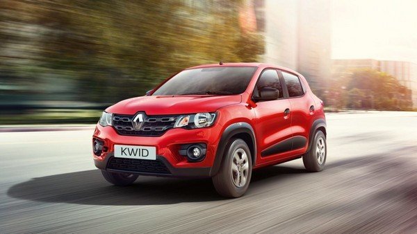 Renault Kwid red color front look