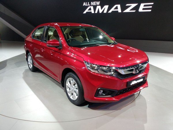 2018 Honda Amaze, Red, Front Look