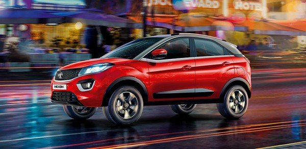 Tata Nexon 2019 red color