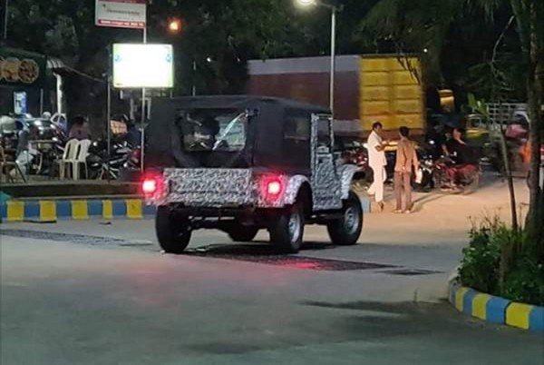 2020 Mahindra Thar rear spired