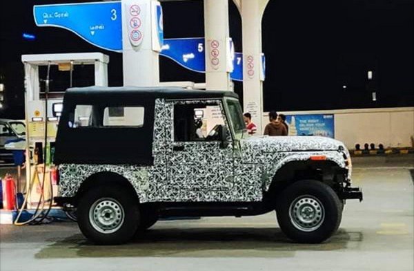 2020 Mahindra Thar side spied