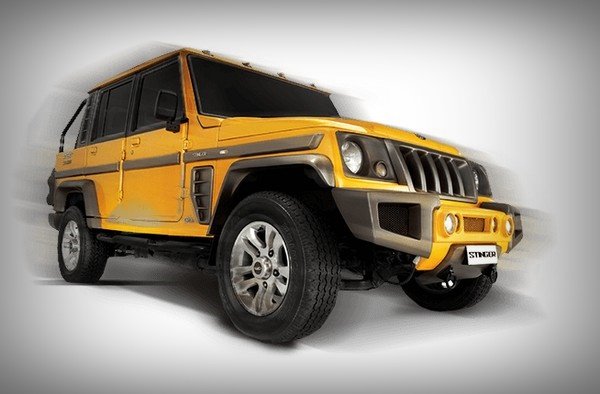 Mahindra Bolero Limited Edition yellow color