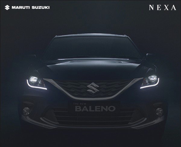 Maruti Baleno Facelift, Blue, Front View