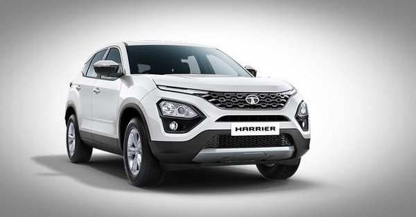 Tata Harrier, Orcus White, Front View