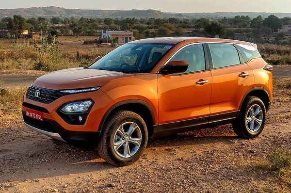 2019 Tata Harrier orange right side