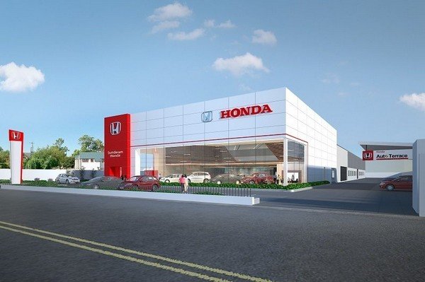 Honda Cars India new showroom design outside