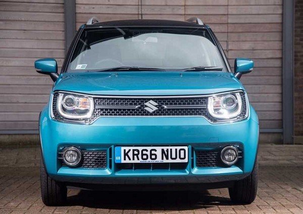 2017 Maruti Ignis, blue colour, front view