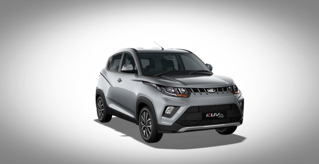 Mahindra KUV100 exterior silver colour