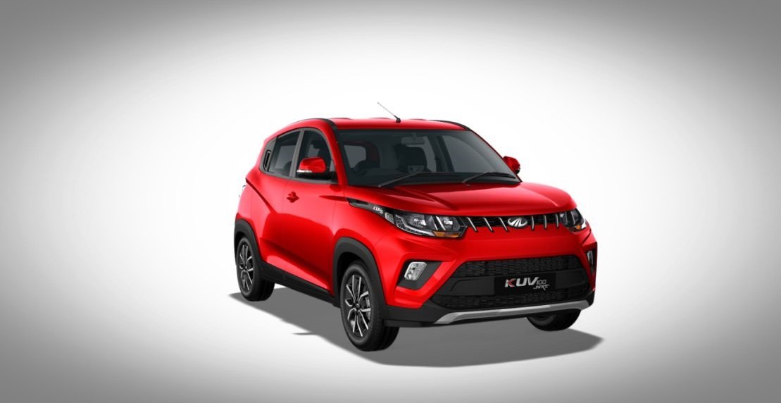 Mahindra KUV100 exterior red colour