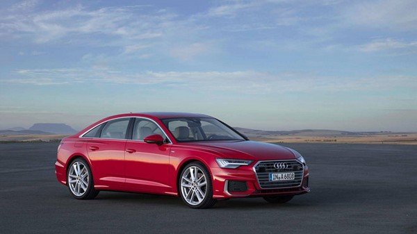 2019 Audi A6 red front view