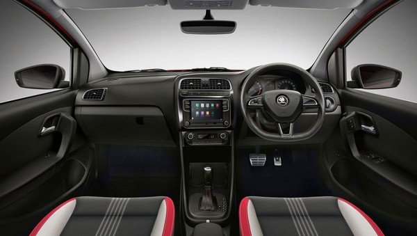 skoda rapid monte carlo, interior look