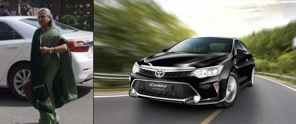 Toyota Camry is the car that chauffeurs Jaya on her parliamentary job