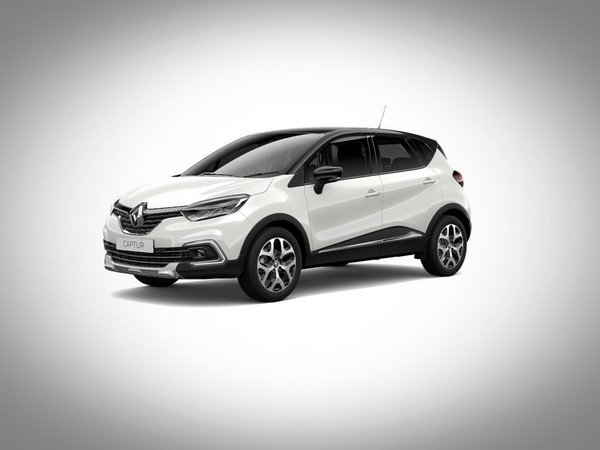 Renault Captur 2017 artic white with diamond black roof colour