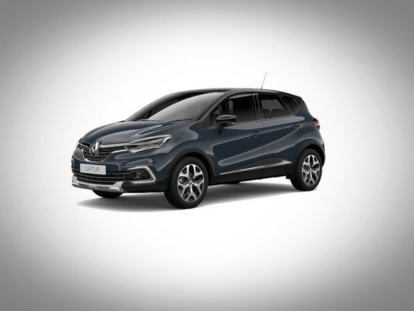 Renault Captur 2017 boston blue with diamond black roof colour