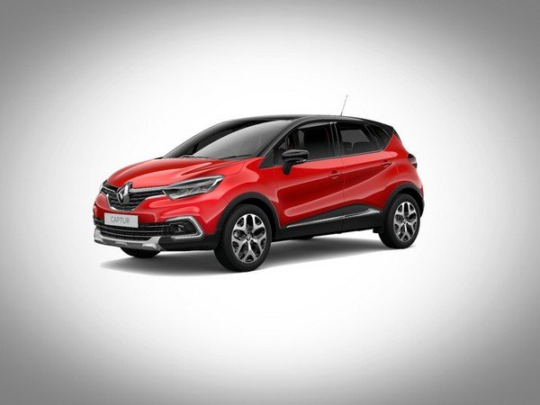 Renault Captur 2017 red flame with mercury roof colour