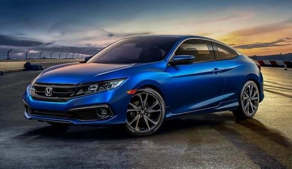 2019 Honda Civic blue