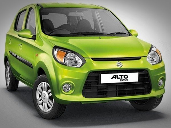 Maruti Suzuki Alto from left to right