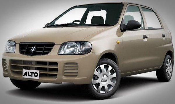 Maruti Suzuki Alto from right to left