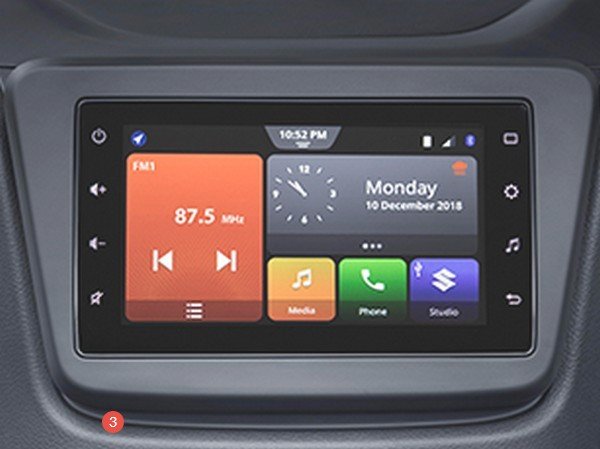 2019 maruti wagonr  display