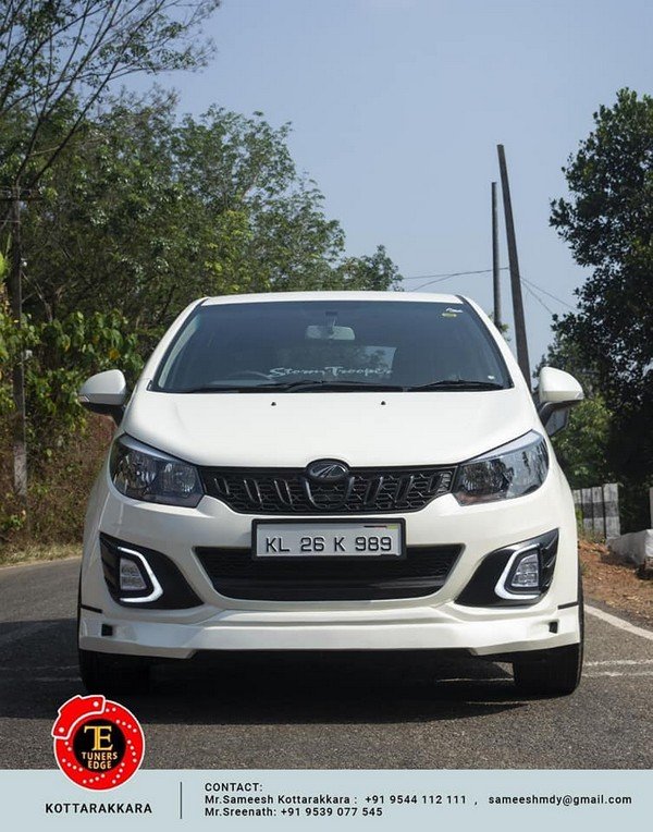 Modified Mahindra Marazzo front look 