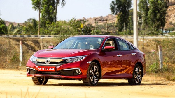 2019 Honda Civic red colour front view