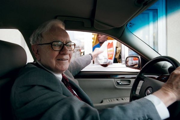 Warren Buffett is driving