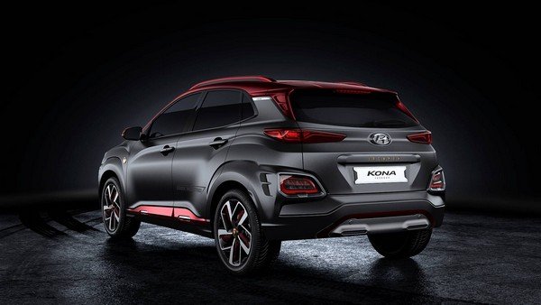 Hyundai Kona Iron Man Edition rear look