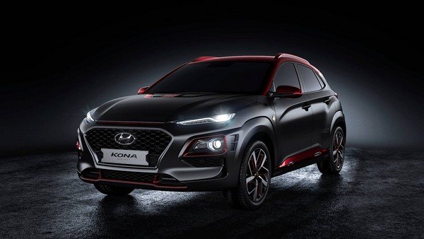 Hyundai Kona Iron Man Edition front look